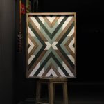 تابلو هندسی طرح جناقی      65 × 85 سانتی‌متر
