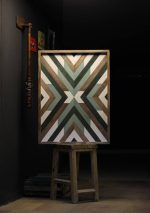 تابلو هندسی طرح جناقی      65 × 85 سانتی‌متر