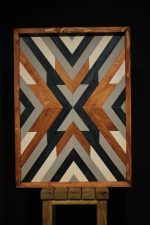 تابلو هندسی طرح جناقی 50 × 70 سانتیمتر - تصویر 2